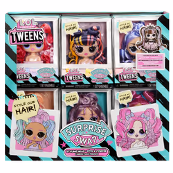 L.O.L. Surprise! L.O.L. Surprise Tweens Surprise Swap Styling Head Asst in PDQ, Tête de poupée pour maquillage/coiffure, Feme ...