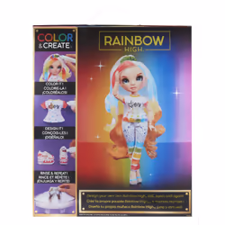 Rainbow High Color & Create Fashion Doll- Character 1 (blue eyes) - Vue supplémentaire 6