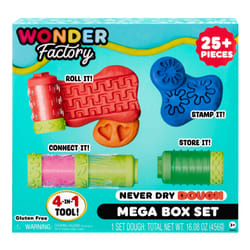 MGA Entertainment Wonder Factory Never Dry Dough Mega Box Set Pâte à modeler 456 g Multicolore 8 pièce(s)