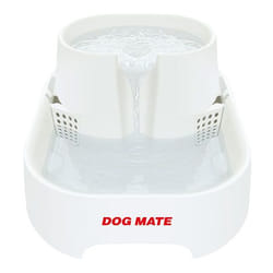Kerbl 80890 gamelle et abreuvoir pour chiens et chats Blanc Universel Fontaine à eau automatique pour animaux de compagnie