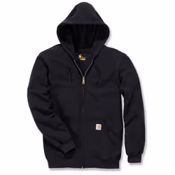 Carhartt Midweight Zip Hoodie, noir, taille 2XL pour Hommes