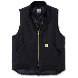 Carhartt Duck Arctic Quilt Lined Gilet, noir, taille L pour Hommes