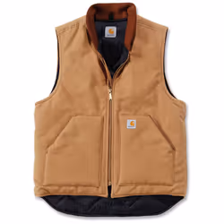 Carhartt Duck Arctic Quilt Lined Gilet, noir, taille 2XL pour Hommes
