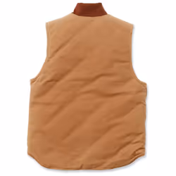 Carhartt Duck Arctic Quilt Lined Gilet, noir, taille 2XL pour Hommes