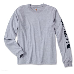 Carhartt Logo Longsleeve ( Longsleeve ), gris, taille 2XL pour Hommes