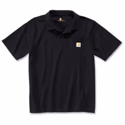 Carhartt Contractors Work Pocket Polo, noir, taille S pour Hommes