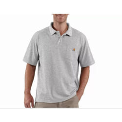 Carhartt - Polos Work Pocket s/s Gris Chine t.l - K570HGY-L