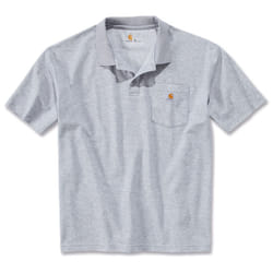 Carhartt Contractors Work Pocket Polo, gris, taille XL pour Hommes