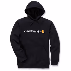 Carhartt Signature Logo Midweight Capuche, noir, taille M pour Hommes