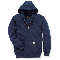 Carhartt Midweight Zip Hoodie, bleu, taille XL pour Hommes