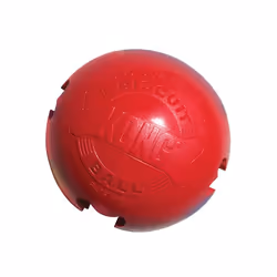 KONG Classic Biscuit Ball, Chien, Balle, Rouge, Caoutchouc, Attirant, États-Unis