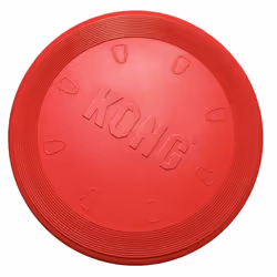 KONG Classic Flyer, Chien, Frisbee, Rouge, Caoutchouc, Attirant, États-Unis