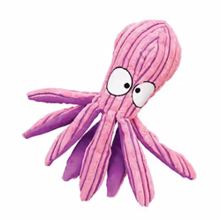 KONG CuteSeas Octopus, Chien, Jouet qui couine, Violet