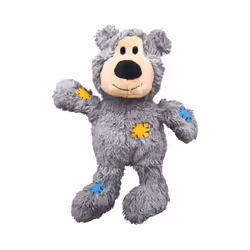 KONG NKRXE, Chien, Jouet en peluche, Gris, Peluche, Corde, Mastication, 248 mm
