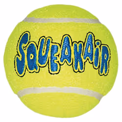 KONG AirDog Squeakair, Chien, Balle, Jaune, Attirant, 4 cm