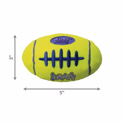 Balle pour chien football Kong Air Squeakair