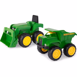 Tomy John Deere BR35874, Ensemble de véhicules, 1,5 an(s), Plastique, Vert, Jaune