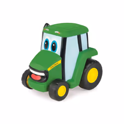 Tomy John Deere Johnny Push N Roll, Tracteur, 1,5 an(s), Plastique, Noir, Vert, Jaune