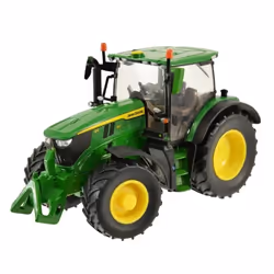 Tracteur agricole miniature - JOHN DEERE - 6R 185 - Vert - Enfant - Mixte