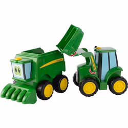 Tomy John Deere B47193, Ensemble de véhicules, 1,5 an(s), Plastique, Vert, Jaune
