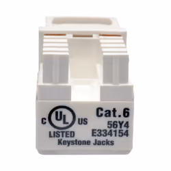 Tripp Lite N238-001-WH prise de courant RJ-45 Blanc