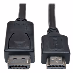 Tripp Lite P582-006, 1,83 m, HDMI Type A (Standard), DisplayPort, Mâle, Mâle, 1920 x 1080 pixels