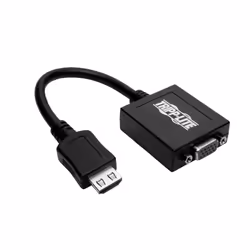 Tripp Lite P131-06N, 0,15 m, HDMI, VGA (D-Sub), Mâle, Femelle, Droit