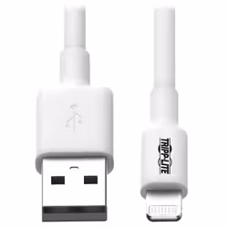 Tripp Lite M100-006-WH, 1,8 m, Lightning, USB A, Mâle, Mâle, Blanc