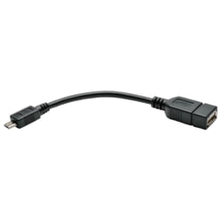 Tripp Lite U052-06N câble USB 0,15 m Micro-USB B USB A Noir