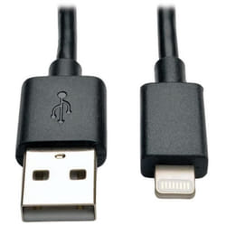 Tripp Lite M100-10N-BK câble Lightning 0,25 m Noir