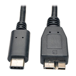 Tripp Lite U426-003-G2 câble USB 1,8 m USB 3.2 Gen 2 (3.1 Gen 2) USB C Micro-USB B Noir