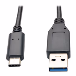 Tripp Lite U428-003-G2, 1,83 m, USB C, USB A, USB 3.2 Gen 2 (3.1 Gen 2), Mâle/Mâle, Noir