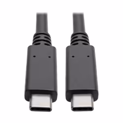 Tripp Lite U420-003-G2-5A, 0,914 m, USB C, USB C, USB 3.2 Gen 2 (3.1 Gen 2), Mâle/Mâle, Noir