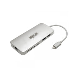 Tripp Lite U442-DOCK11-S station d'accueil USB 3.2 Gen 2 (3.1 Gen 2) Type-C Argent