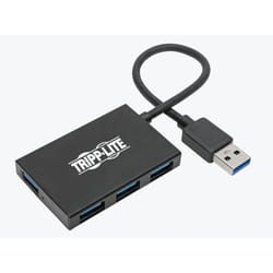 Tripp Lite U360-004-4A-AL hub & concentrateur USB 3.2 Gen 1 (3.1 Gen 1) Type-A 5000 Mbit/s Noir
