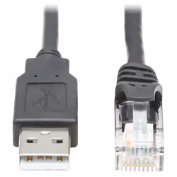 Tripp Lite U009-010-RJ45-X, 3,05 m, RJ-45, USB 2.0 Type-A