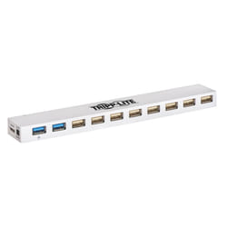 Tripp Lite U360-010C-2X3 hub & concentrateur USB 3.2 Gen 1 (3.1 Gen 1) Micro-B 5000 Mbit/s Blanc