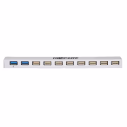 Tripp Lite U360-010C-2X3 hub & concentrateur USB 3.2 Gen 1 (3.1 Gen 1) Micro-B 5000 Mbit/s Blanc