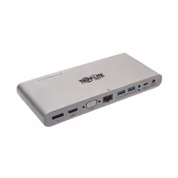 Tripp Lite U442-DOCK4-INT, Avec fil, USB 3.2 Gen 2 (3.1 Gen 2) Type-C, 100 W, 10,100,1000 Mbit/s, IEEE 802.3, IEEE 802.3az, I ...