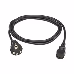 Eaton P054-02M-EU, 2 m, CEE7/7, IEC C13, H05VV-F, 100-250 V, 10 A