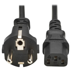 Eaton P054-03M-EU câble électrique Noir 3 m CEE7/7 IEC C13