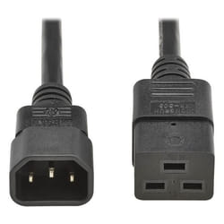 Eaton P047-02M-EU câble électrique Noir 2 m IEC C14 IEC C19