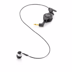 Philips Micro pour téléphone LFH9162/00, Avec fil, Appels/Musique, Casque, Noir, Argent