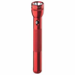 Maglite S3D036, Lampe torche, Rouge, Aluminium, Incandescent, 1 lampe(s), D