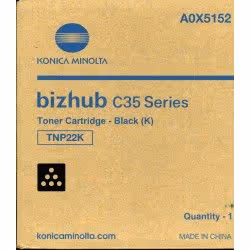 Konica Minolta TNP22K, 6000 pages, Noir, 1 pièce(s)