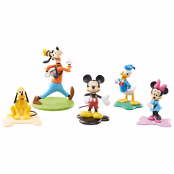 JAKKS Pacific Set De Figurines Disney Mickey, Figurine à collectionner, Film et série TV