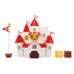 JAKKS Pacific Nintendo Deluxe Mushroom Kingdom Castle, Château, 3 an(s), Multicolore, Plastique