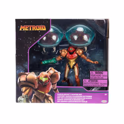 Nintendo Metroid Prime – Coffret figurines d’action Samus Chasseuse de primes 6,3 cm, produit officiel par , inclut la figurine de Samus et deux figurines d’aliens, emballage collector - Vue supplémentaire 2