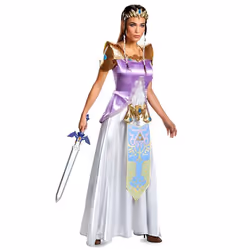 Déguisement princesse Zelda deluxe femme