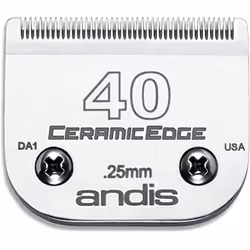 Andis Remplacement de Lame de Rasoir S-40 0,25 mm Céramique Chien